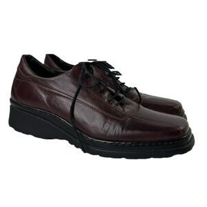 AirStep  burgundy lace up oxford shoes